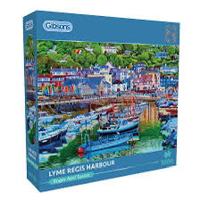 Gibson - Lyme Regis Harbour 1000 Piece Jigsaw Puzzle