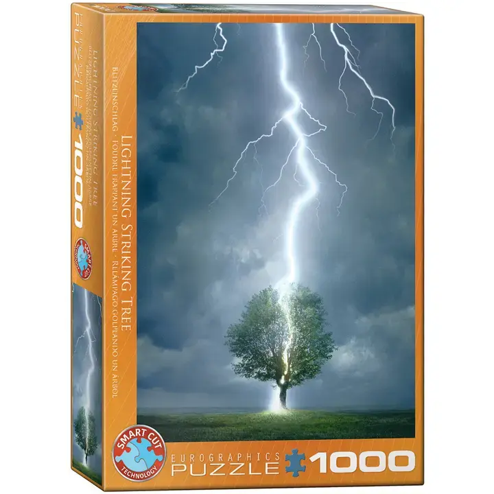 Eurographics - Lightning Striking Tree 1000 Piece Jigsaw Puzzle