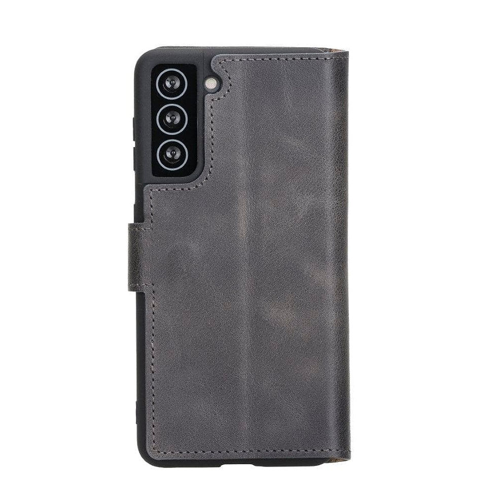 Thumbnail: Non-Detachable Leather Wallet Cases for Samsung Galaxy S21 Series