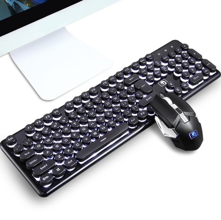 Thumbnail: Wireless charging light gaming keyboard and mouse set mechanical feel