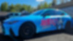 A Hatsune Miku car wrap done by Will Oakley and his team