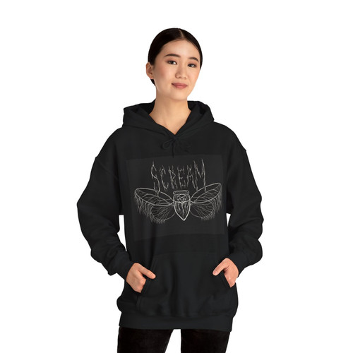 【mnem】Berku Brushed Shirring Hoodie Sun Bear Studios - Screaming Cicadas Band Tour Hoodie | The