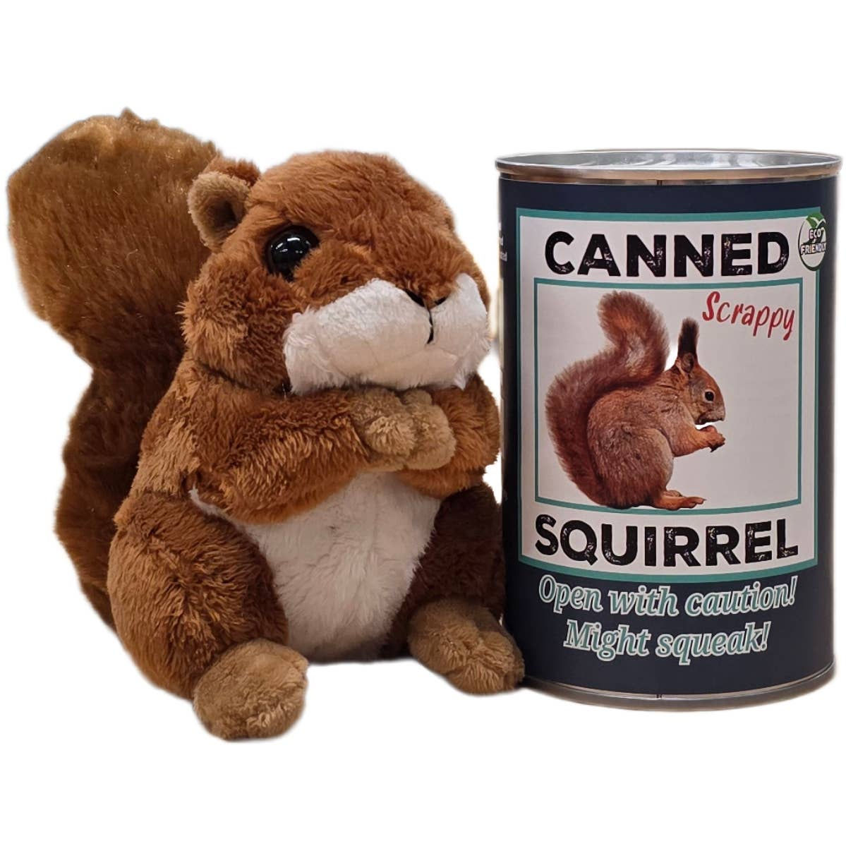Canned Squirrel | Stuffed Animal Plush