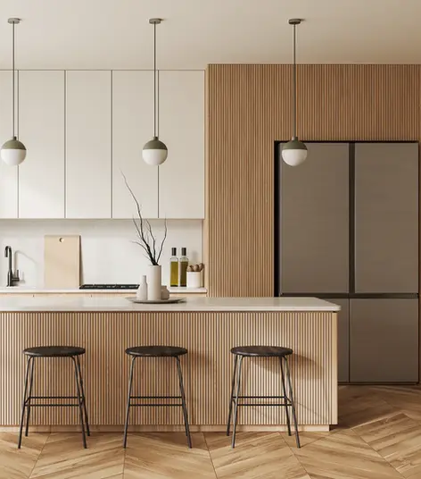 High-quality MDF panels designed for furniture, interior applications, and building materials.