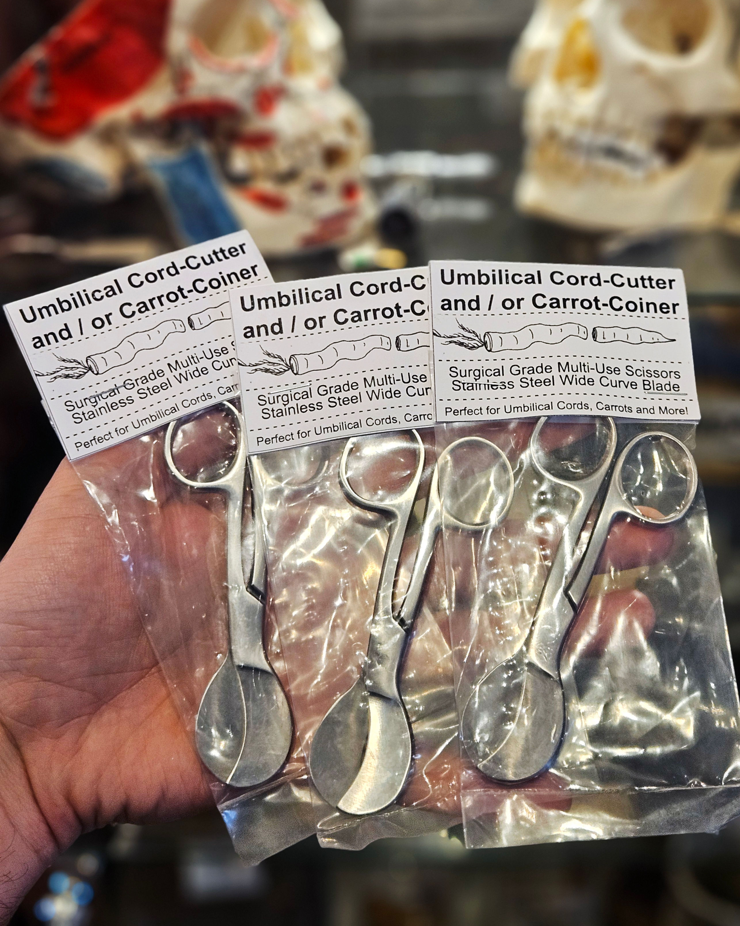 Umbilical Cord-Cutter and /or Carrot-Coiner