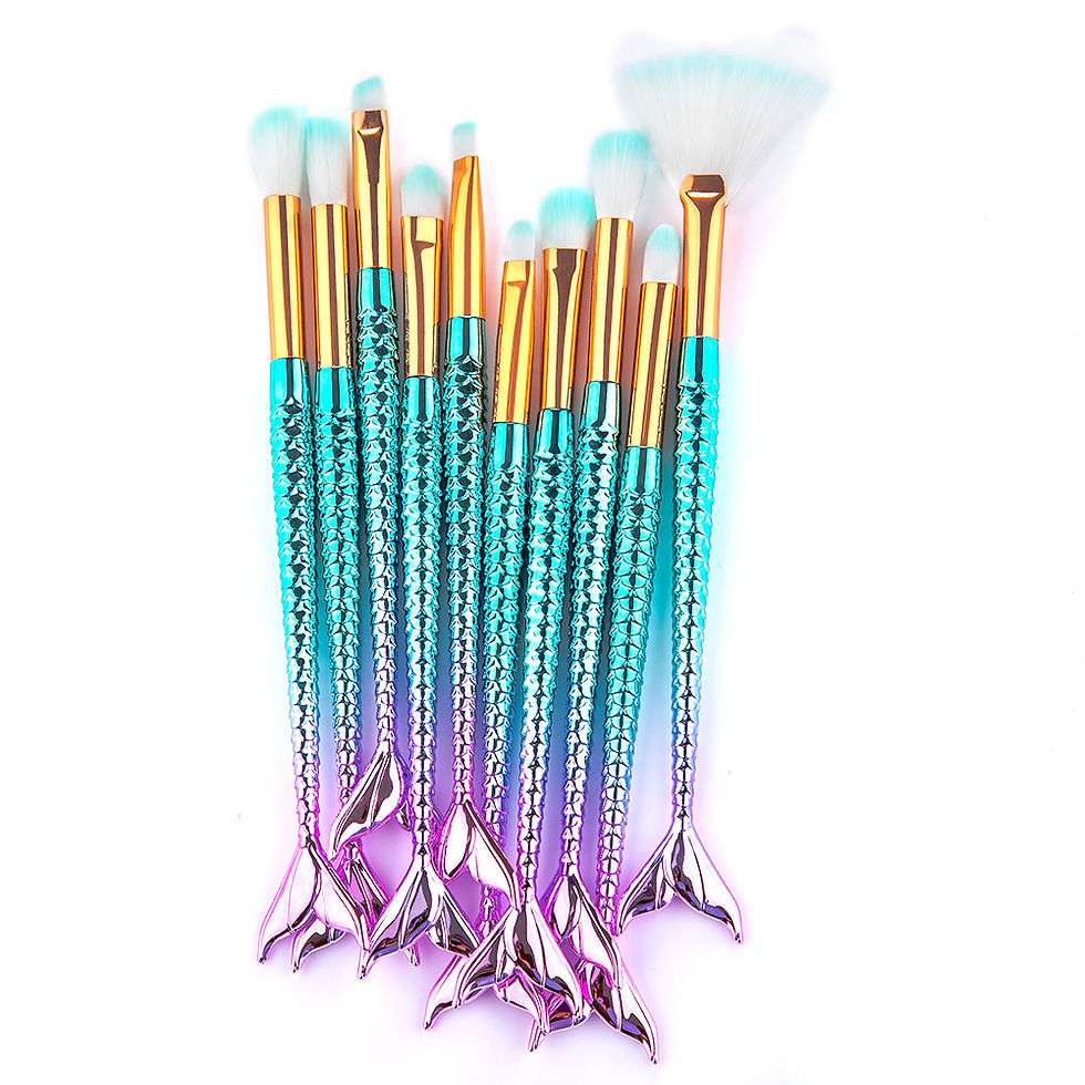 Miniatura: 11-Piece Mermaid Tail Eye Makeup Brush Set