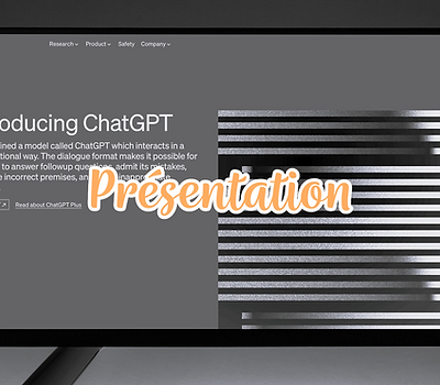 Photo du service de présentation type PowerPoint pour vos projets à présenter à vos clients