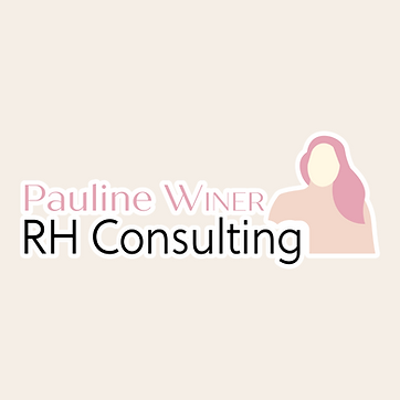 Logo moderne et épuré pour métier du conseil RH freelance, réalisation graphique sur mesure par Helianthus DesignStudio à Castanet-Tolosan