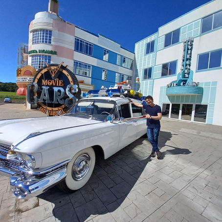 Carros icônicos da Movie Cars em Foz do Iguaçu-PR