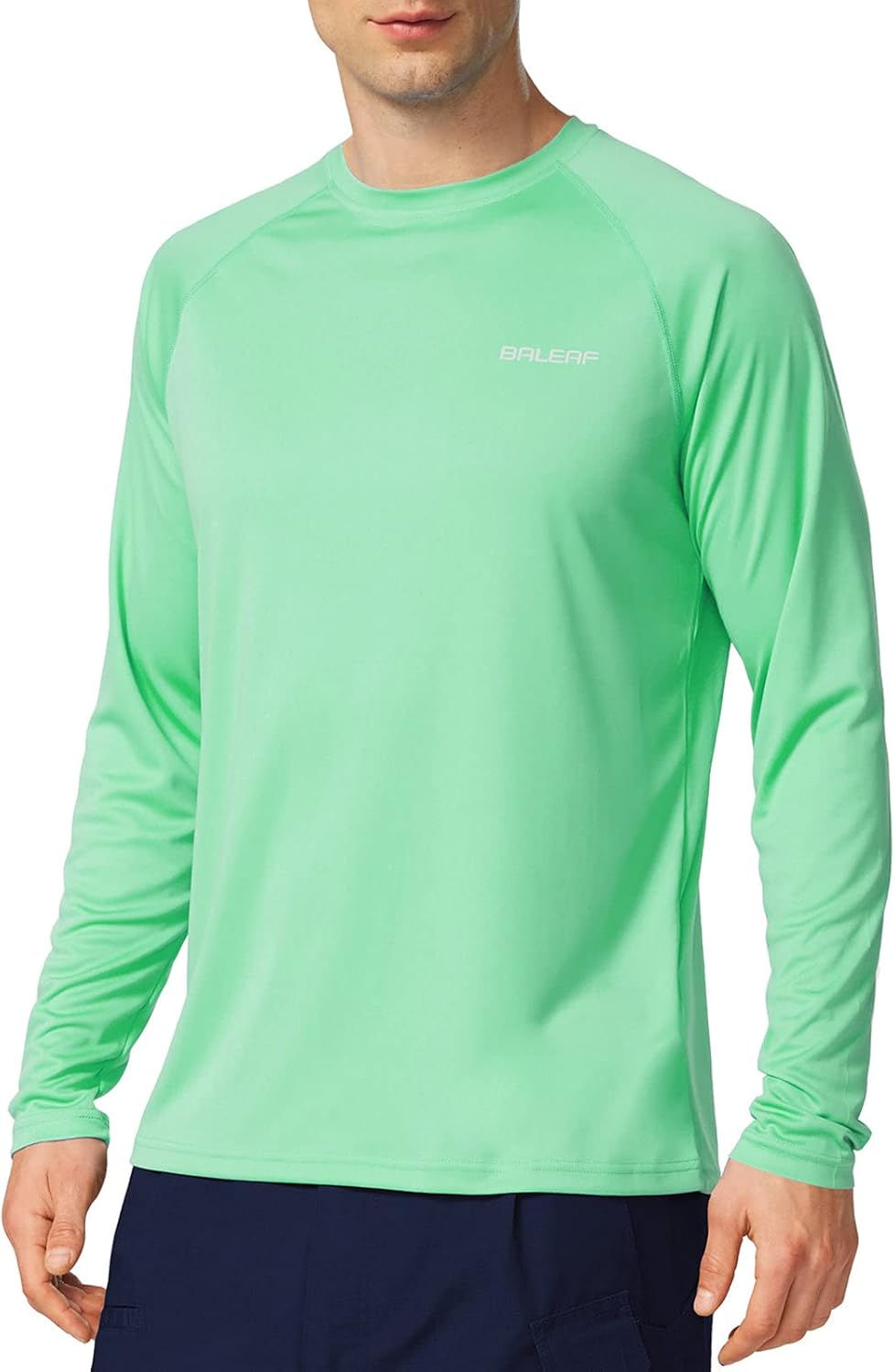 Thumbnail: BALEAF Men's Sun Protection Shirts UV SPF UPF 50+ Long Sleeve Rash Guard Fishin