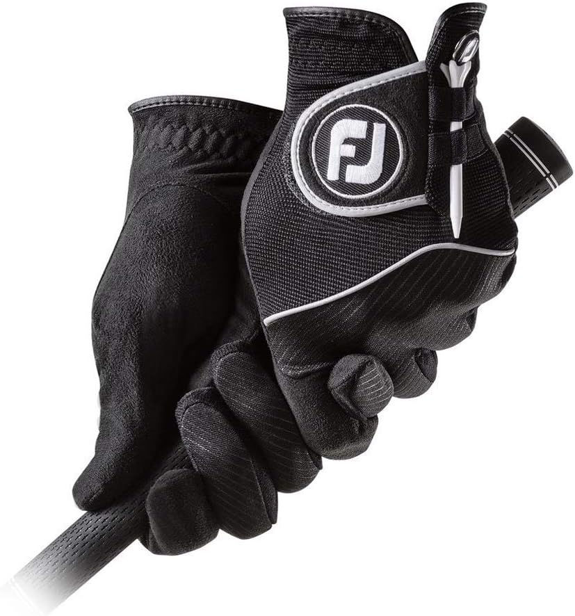 Thumbnail: FootJoy Women's RainGrip Golf Gloves, Pair (Black)