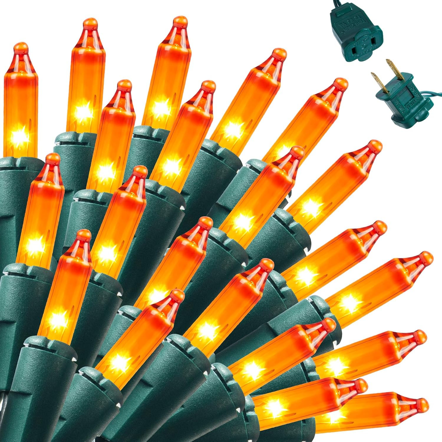 Joiedomi Christmas Lights Outdoor,21.4FT Multicolor Christmas Tree Lights Outsi