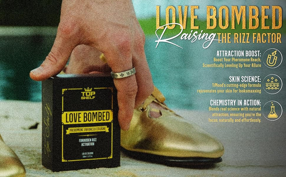 Thumbnail: Love Bombed - Pheromone Cologne for Men | Bold Attraction & Confidence | Male P