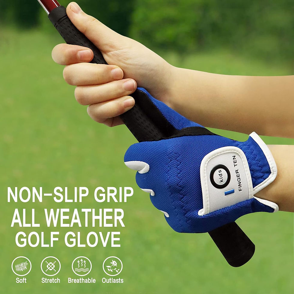 Thumbnail: FINGER TEN Golf Gloves Junior Kids Youth Toddler Boys Girls Left Hand Right Han