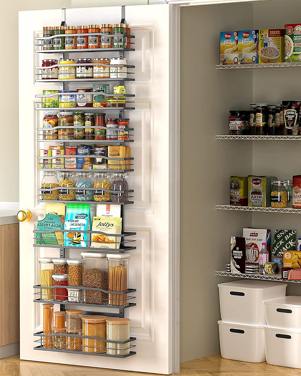 Thumbnail: Moforoco 9-Tier Over The Door Pantry Organizer, Pantry Organization and Storage