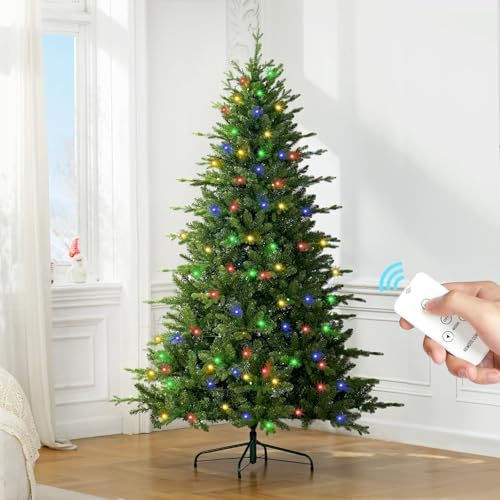 Thumbnail: 9ft Artificial Prelit Christmas Tree, Christmas Trees with Lights, Pre-Lit 750 