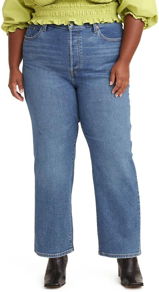 Thumbnail: Levi's Women's Ribcage Straight Ankle Jeans