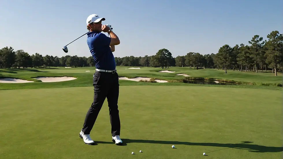 Golf Swing Plane Illustration