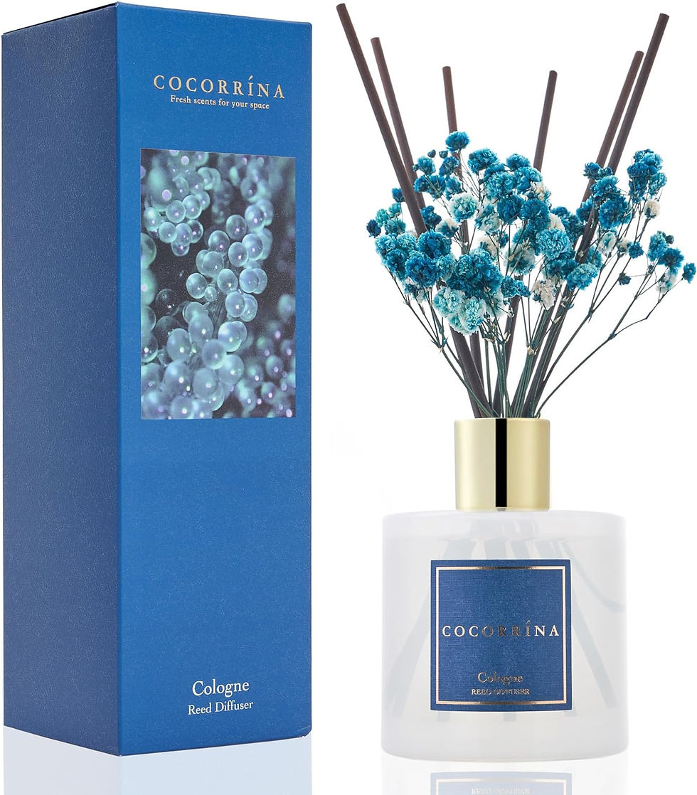 Thumbnail: Cocorrína Reed Diffuser Set, 6.7 oz Clean Linen Scented Diffuser with Sticks H