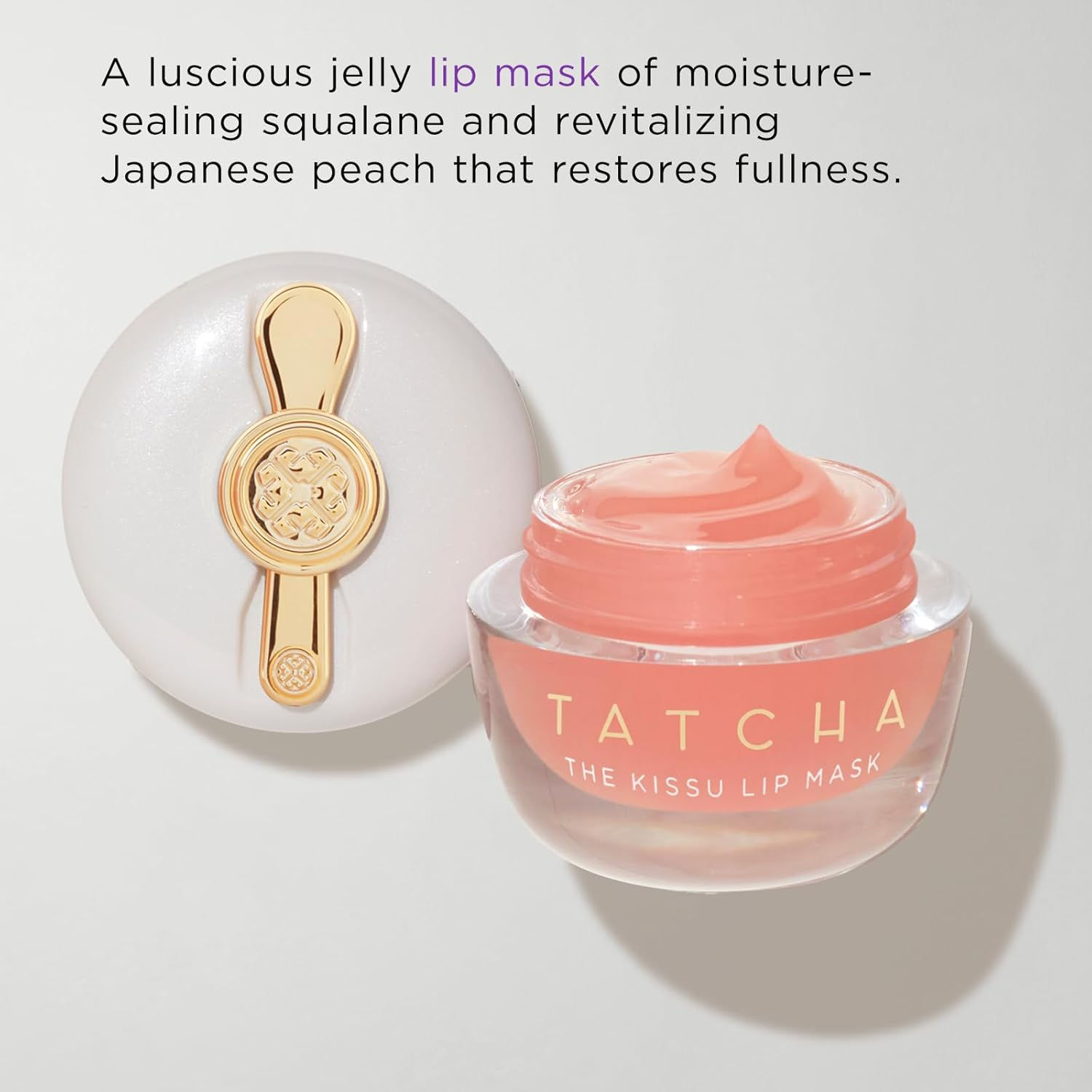 Tatcha Kissu Lip Mask | Overnight Lip Scrub Exfoliator to Plump and Hydrate Lip