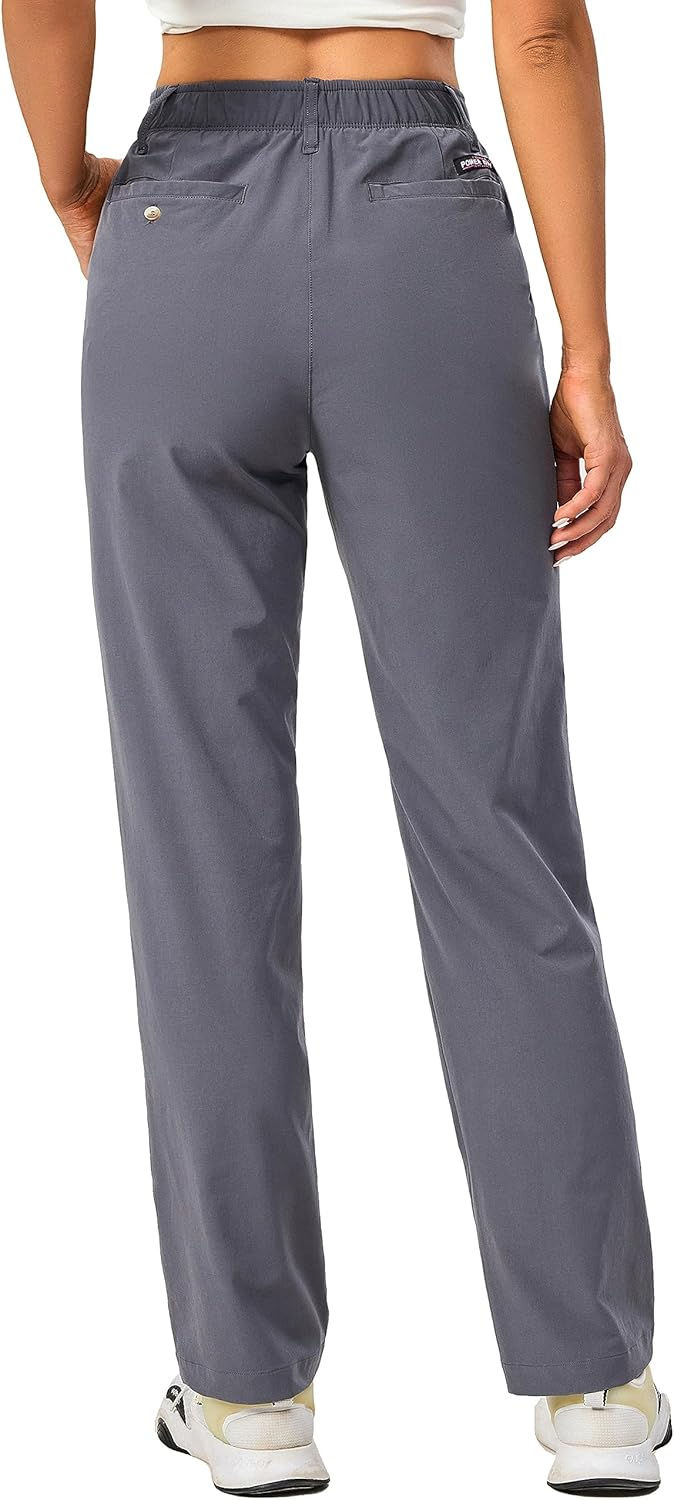 Thumbnail: Little Donkey Andy Women's Golf Pants Stretch Quick Dry Lightweight Straight Le