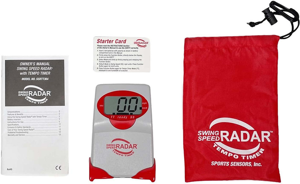 Thumbnail: Golf Club Swing Radar | Instant Feedback for Longer Drives | 20-200 MPH Range