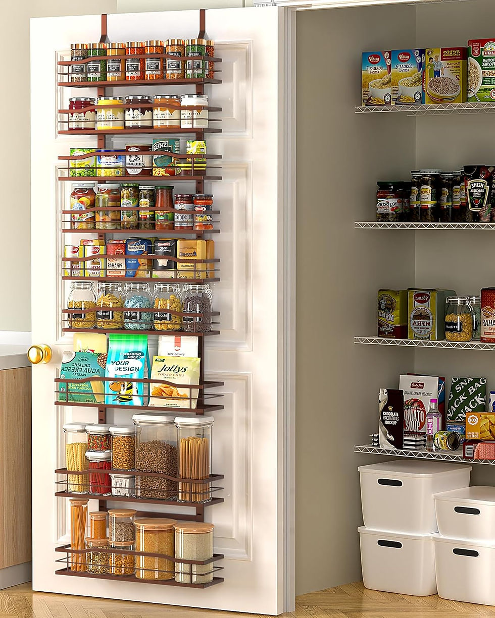 Thumbnail: Moforoco 9-Tier Over The Door Pantry Organizer, Pantry Organization and Storage