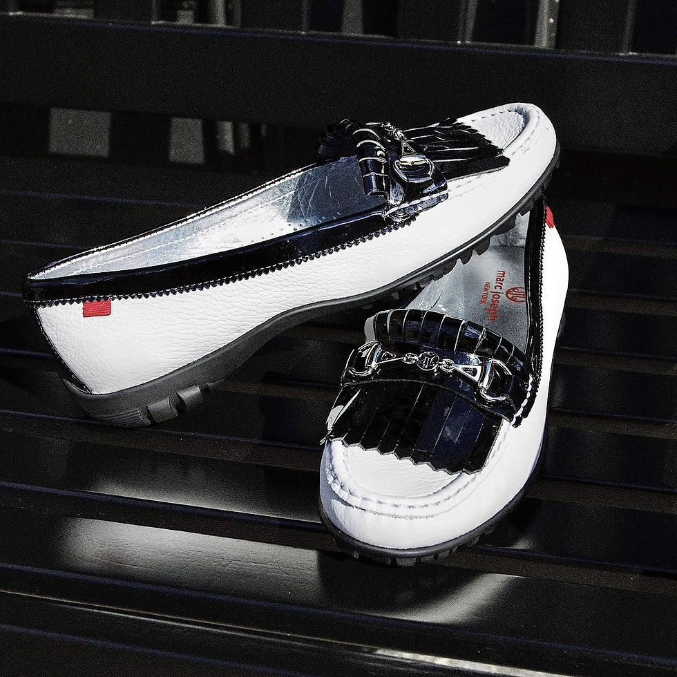 Thumbnail: Marc Joseph New York Women's Golf Leather Made in Brazil Lexington Performance 