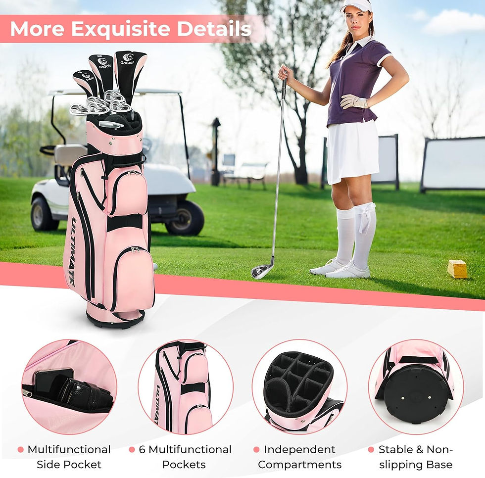 Thumbnail: ULTIMATE Women's Complete Golf Club Set, Right Handed Ladies Golf Clubs Full Se