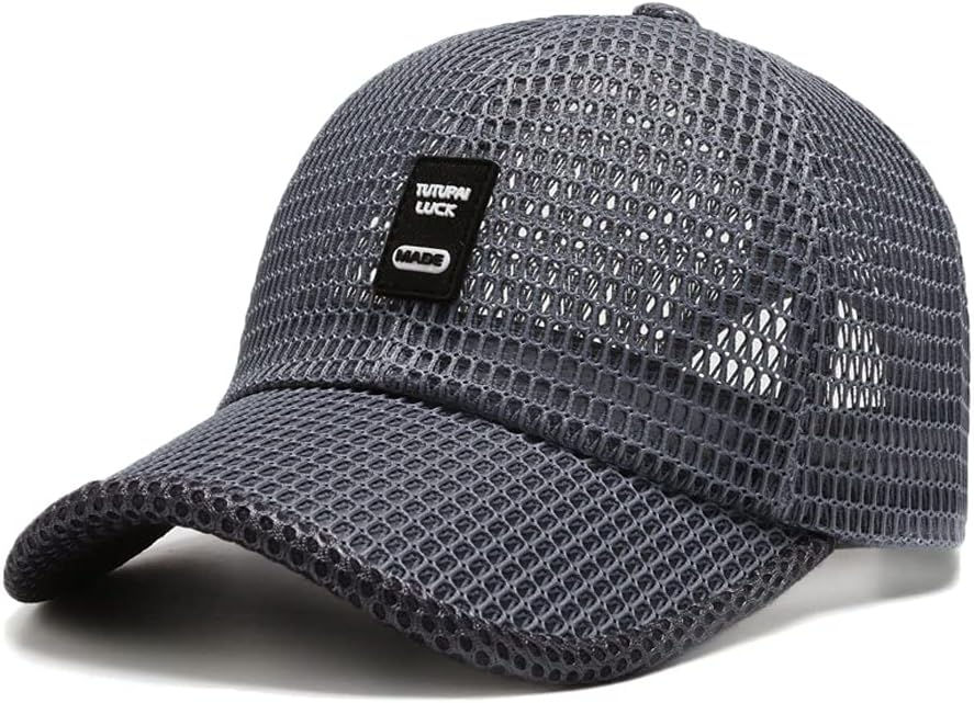 Thumbnail: FASHIXD Summer Mesh Baseball Cap for Men Women Trucker Mesh Hat Baseball Hats O