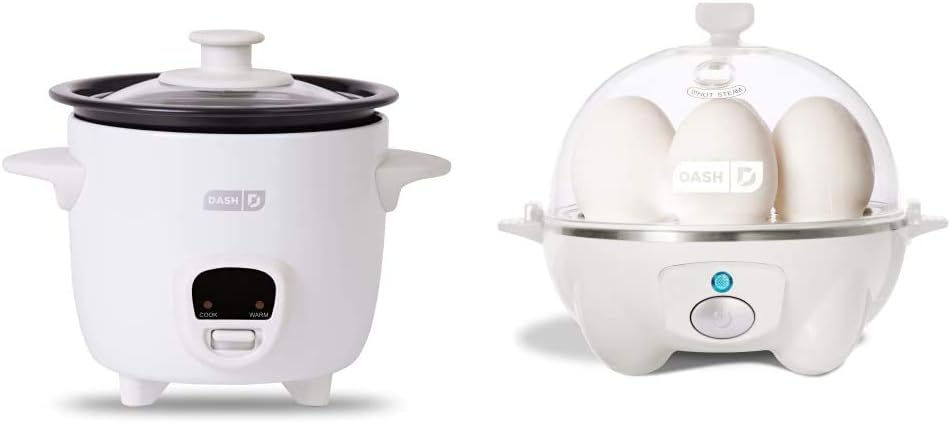 Thumbnail: DASH Mini Rice Cooker Steamer with Removable Nonstick Pot, Keep Warm Function &