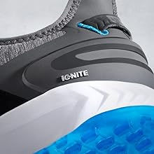 Thumbnail: Puma Golf Men's Ignite Elevate DISC Golf Shoe, Puma White-Puma Silver, 8.5