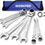 Thumbnail: WORKPRO 8-piece Flex-Head Ratcheting Combination Wrench Set, SAE 5/16-3/4 in, 7
