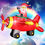 Thumbnail: FunFanso 7FT Christmas Inflatable Santa Claus on Airplane Outdoor Decorations, 