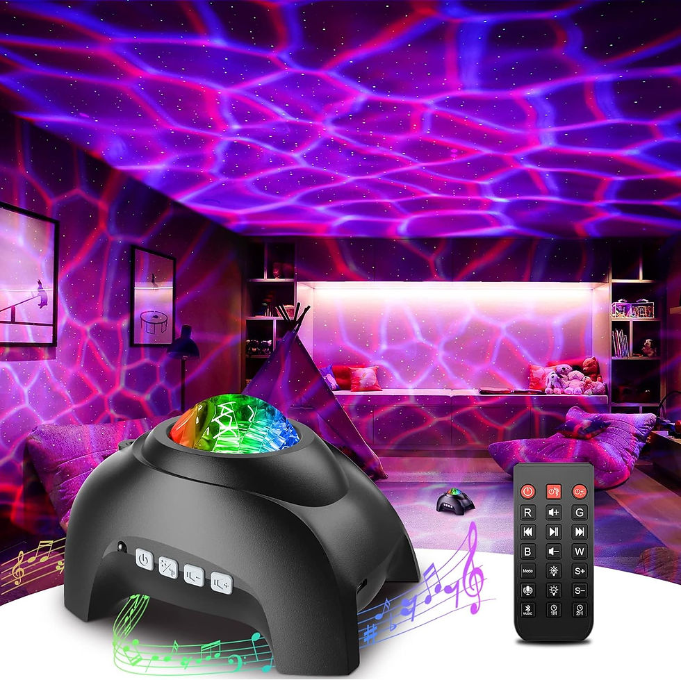 Thumbnail: Star Projector, Galaxy Projector for Bedroom, Bluetooth Speaker and White Noise