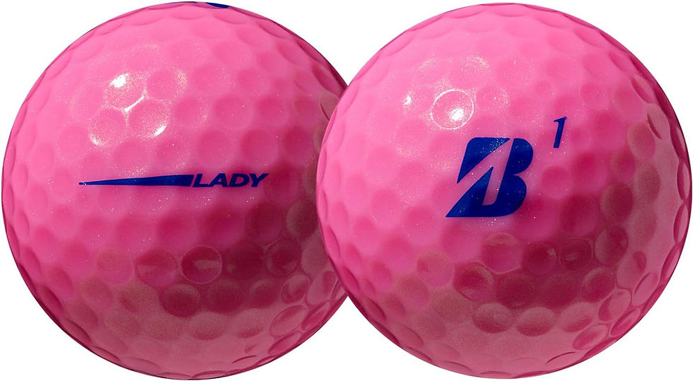 Thumbnail: Golf Balls, 2021 Lady Precept Pink, Rubber