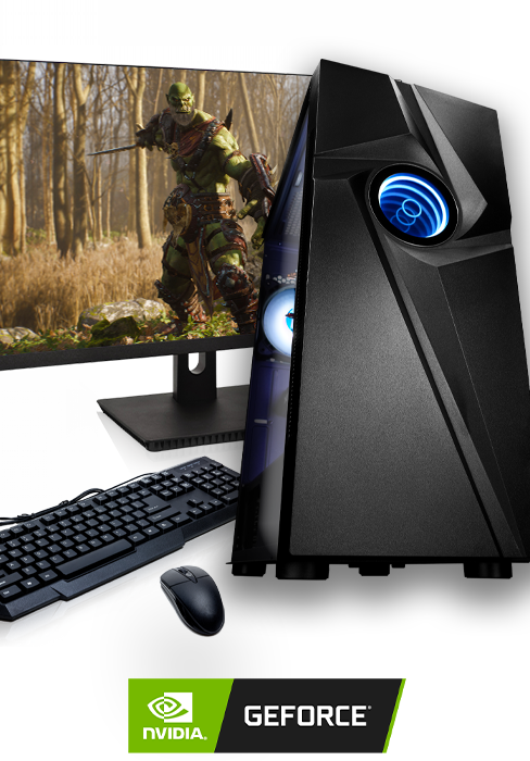 Thumbnail: T102 Vortex Gaming PC Computer Desktop - Intel Core i5 3.4GHz, 16GB RAM, GEFORC