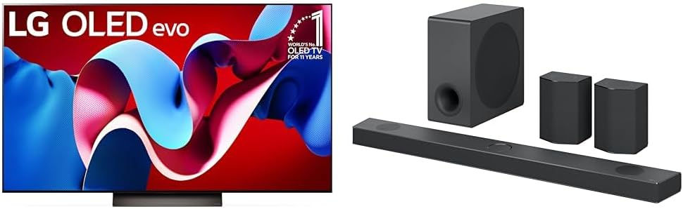 Thumbnail: LG 77-Inch Class OLED evo C4 Series Smart TV 4K Processor Flat Screen with Magi