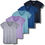 Thumbnail: Real Essentials 5 Pack: Women's Short Sleeve V-Neck Activewear T-Shirt Dry-Fit 