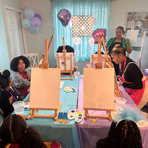 Group Painting Session