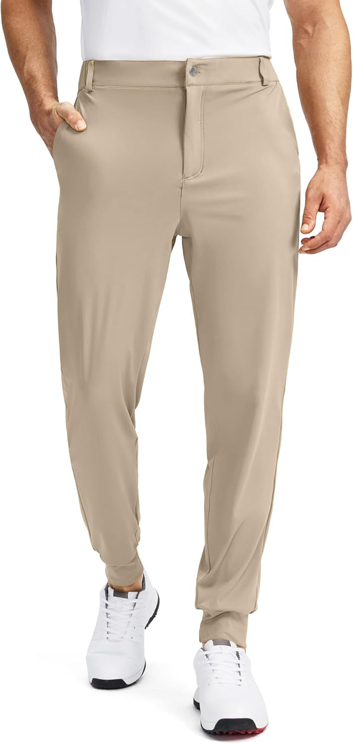 Thumbnail: Soothfeel Men's Golf Joggers Pants with 5 Pockets Slim Fit Stretch Sweatpants R