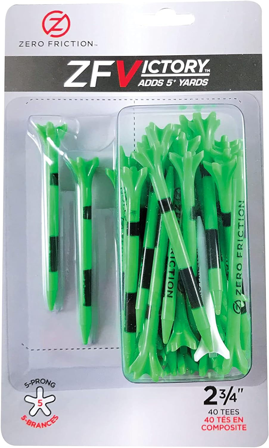 Thumbnail: Zero Friction Victory 5-Prong Golf Tees