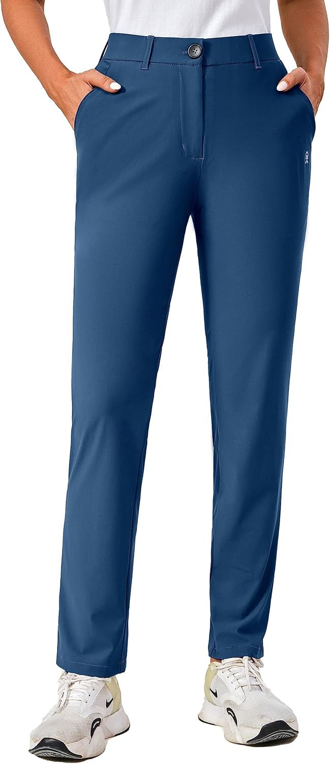 Thumbnail: Little Donkey Andy Women's Golf Pants Stretch Quick Dry Lightweight Straight Le