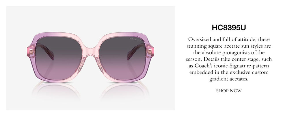 Thumbnail: Coach HC8158 Sunglasses, Black/Grey Gradient, 58 mm
