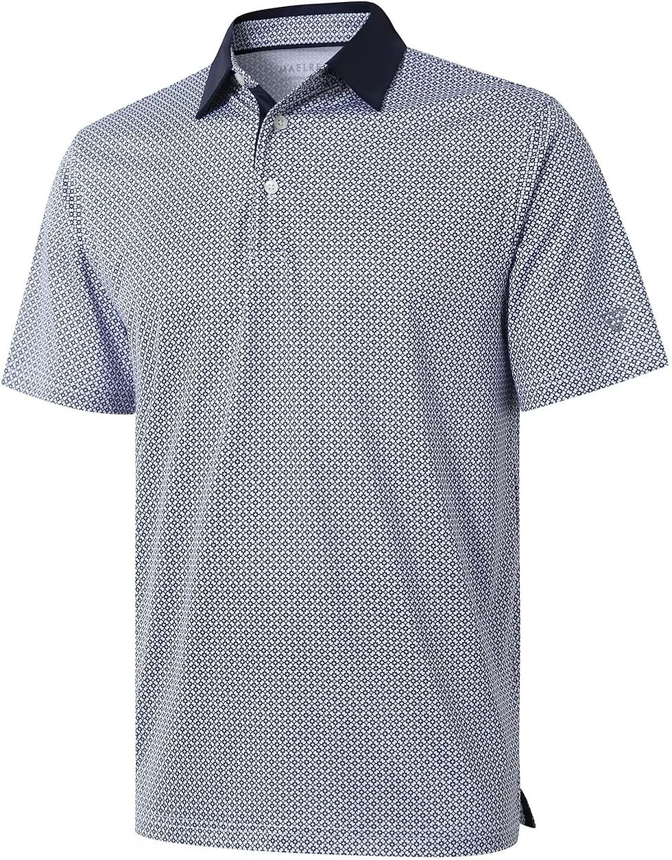 Thumbnail: Men's Golf Polo Shirts Short Sleeve Striped Performance Moisture Wicking Dry Fi