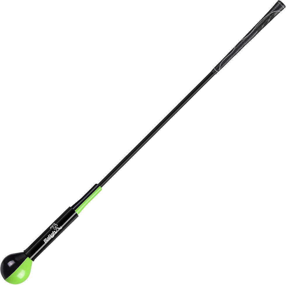 Thumbnail: Balight Golf Swing Trainer Aid and Correction for Strength Grip Tempo & Flexibi