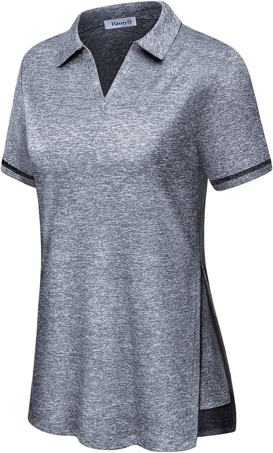 Thumbnail: Women's Golf Shirts Short Sleeve v Neck Loose Fit Plain Workout Tennis Polo T-S
