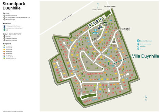 duynhille beach resort map
