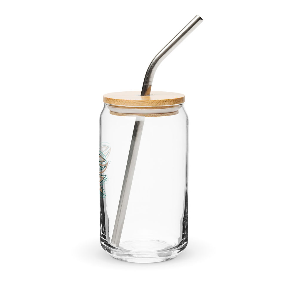 Thumbnail: Boot Stitch - Can-shaped glass