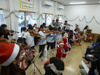 大槌子どもオーケストラ主演の初コンサート